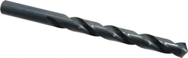 Cleveland - Letter Z 118° High Speed Steel Jobber Drill - Oxide Finish, Right Hand Cut, Spiral Flute, Straight Shank, 5-1/4" OAL, Standard Point - Eagle Tool & Supply