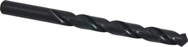Cleveland - 13/32" 118° High Speed Steel Jobber Drill - Oxide Finish, Right Hand Cut, Spiral Flute, Straight Shank, 5-1/4" OAL, Standard Point - Eagle Tool & Supply
