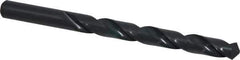 Cleveland - 13/32" 118° High Speed Steel Jobber Drill - Oxide Finish, Right Hand Cut, Spiral Flute, Straight Shank, 5-1/4" OAL, Standard Point - Eagle Tool & Supply