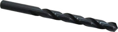 Cleveland - 27/64" 118° High Speed Steel Jobber Drill - Oxide Finish, Right Hand Cut, Spiral Flute, Straight Shank, 5-3/8" OAL, Standard Point - Eagle Tool & Supply