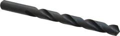 Cleveland - 15/32" 118° High Speed Steel Jobber Drill - Oxide Finish, Right Hand Cut, Spiral Flute, Straight Shank, 5-3/4" OAL, Standard Point - Eagle Tool & Supply