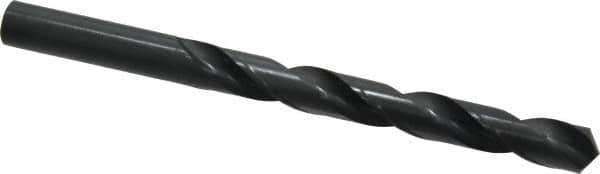 Cleveland - 17/32" 118° High Speed Steel Jobber Drill - Oxide Finish, Right Hand Cut, Spiral Flute, Straight Shank, 6-5/8" OAL, Standard Point - Eagle Tool & Supply