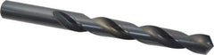 Cleveland - 21/32" 118° High Speed Steel Jobber Drill - Oxide Finish, Right Hand Cut, Spiral Flute, Straight Shank, 7-1/8" OAL, Standard Point - Eagle Tool & Supply