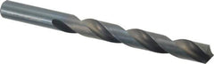 Cleveland - 43/64" 118° High Speed Steel Jobber Drill - Oxide Finish, Right Hand Cut, Spiral Flute, Straight Shank, 7-5/8" OAL, Standard Point - Eagle Tool & Supply