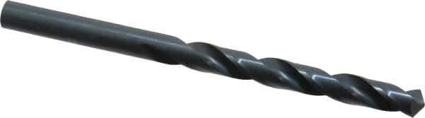 Cleveland - 7.3mm 118° High Speed Steel Jobber Drill - Oxide Finish, Right Hand Cut, Spiral Flute, Straight Shank, 4.291" OAL, Standard Point - Eagle Tool & Supply