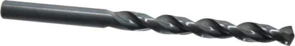 Cleveland - 7.4mm 118° High Speed Steel Jobber Drill - Oxide Finish, Right Hand Cut, Spiral Flute, Straight Shank, 4.291" OAL, Standard Point - Eagle Tool & Supply
