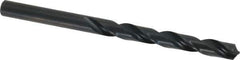 Cleveland - 7.9mm 118° High Speed Steel Jobber Drill - Oxide Finish, Right Hand Cut, Spiral Flute, Straight Shank, 4.606" OAL, Standard Point - Eagle Tool & Supply