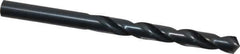 Cleveland - 8.4mm 118° High Speed Steel Jobber Drill - Oxide Finish, Right Hand Cut, Spiral Flute, Straight Shank, 4.606" OAL, Standard Point - Eagle Tool & Supply