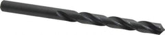Cleveland - 8.5mm 118° High Speed Steel Jobber Drill - Oxide Finish, Right Hand Cut, Spiral Flute, Straight Shank, 4.606" OAL, Standard Point - Eagle Tool & Supply
