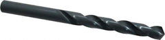 Cleveland - 9.5mm 118° High Speed Steel Jobber Drill - Oxide Finish, Right Hand Cut, Spiral Flute, Straight Shank, 4.921" OAL, Standard Point - Eagle Tool & Supply