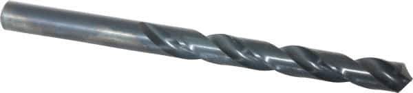 Cleveland - 9.7mm 118° High Speed Steel Jobber Drill - Oxide Finish, Right Hand Cut, Spiral Flute, Straight Shank, 5.236" OAL, Standard Point - Eagle Tool & Supply