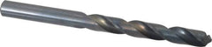 Cleveland - 11.5mm 118° High Speed Steel Jobber Drill - Oxide Finish, Right Hand Cut, Spiral Flute, Straight Shank, 5.591" OAL, Standard Point - Eagle Tool & Supply