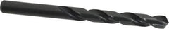 Cleveland - 12mm 118° High Speed Steel Jobber Drill - Oxide Finish, Right Hand Cut, Spiral Flute, Straight Shank, 5.945" OAL, Standard Point - Eagle Tool & Supply
