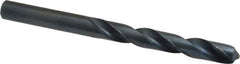 Cleveland - 13.5mm 118° High Speed Steel Jobber Drill - Oxide Finish, Right Hand Cut, Spiral Flute, Straight Shank, 6.299" OAL, Standard Point - Eagle Tool & Supply