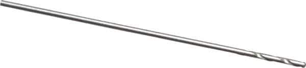 Cleveland - #77 118° High Speed Steel Jobber Drill - Oxide Finish, Right Hand Cut, Spiral Flute, Straight Shank, 7/8" OAL, Standard Point - Eagle Tool & Supply