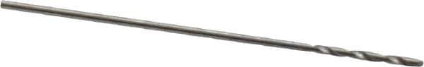 Cleveland - 1/64" 118° High Speed Steel Jobber Drill - Oxide Finish, Right Hand Cut, Spiral Flute, Straight Shank, 3/4" OAL, Standard Point - Eagle Tool & Supply