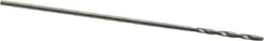 Cleveland - 1/64" 118° High Speed Steel Jobber Drill - Oxide Finish, Right Hand Cut, Spiral Flute, Straight Shank, 3/4" OAL, Standard Point - Eagle Tool & Supply