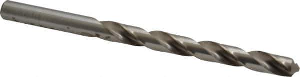 Cleveland - 19/64" 118° High Speed Steel Jobber Drill - Bright Finish, Right Hand Cut, Spiral Flute, Straight Shank, 4-3/8" OAL, Standard Point - Eagle Tool & Supply