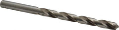 Cleveland - 19/64" 118° High Speed Steel Jobber Drill - Bright Finish, Right Hand Cut, Spiral Flute, Straight Shank, 4-3/8" OAL, Standard Point - Eagle Tool & Supply