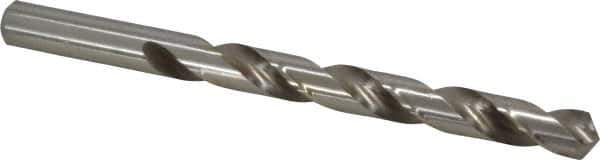 Cleveland - 27/64" 118° High Speed Steel Jobber Drill - Bright Finish, Right Hand Cut, Spiral Flute, Straight Shank, 5-3/8" OAL, Standard Point - Eagle Tool & Supply