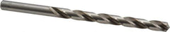 Cleveland - Letter F 118° High Speed Steel Jobber Drill - Bright Finish, Right Hand Cut, Spiral Flute, Straight Shank, 4-1/8" OAL, Standard Point - Eagle Tool & Supply