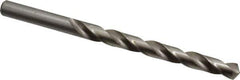Cleveland - Letter M 118° High Speed Steel Jobber Drill - Bright Finish, Right Hand Cut, Spiral Flute, Straight Shank, 4-3/8" OAL, Standard Point - Eagle Tool & Supply
