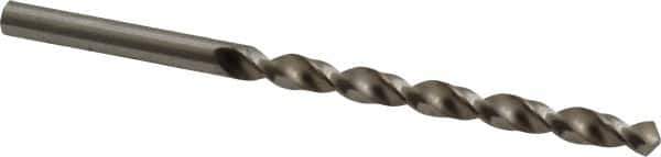 Cleveland - #6 118° High Speed Steel Jobber Drill - Bright Finish, Right Hand Cut, Spiral Flute, Straight Shank, 3-3/4" OAL, Standard Point - Eagle Tool & Supply