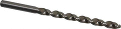 Cleveland - Letter B 118° High Speed Steel Jobber Drill - Bright Finish, Right Hand Cut, Spiral Flute, Straight Shank, 4" OAL, Standard Point - Eagle Tool & Supply
