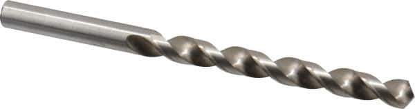 Cleveland - Letter L 118° High Speed Steel Jobber Drill - Bright Finish, Right Hand Cut, Spiral Flute, Straight Shank, 4-1/4" OAL, Standard Point - Eagle Tool & Supply