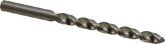 Cleveland - Letter N 118° High Speed Steel Jobber Drill - Bright Finish, Right Hand Cut, Spiral Flute, Straight Shank, 4-3/8" OAL, Standard Point - Eagle Tool & Supply