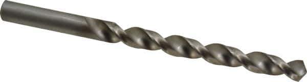 Cleveland - Letter P 118° High Speed Steel Jobber Drill - Bright Finish, Right Hand Cut, Spiral Flute, Straight Shank, 4-5/8" OAL, Standard Point - Eagle Tool & Supply