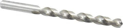 Cleveland - Letter W 118° High Speed Steel Jobber Drill - Bright Finish, Right Hand Cut, Spiral Flute, Straight Shank, 5-1/8" OAL, Standard Point - Eagle Tool & Supply