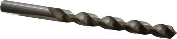 Cleveland - Letter X 118° High Speed Steel Jobber Drill - Bright Finish, Right Hand Cut, Spiral Flute, Straight Shank, 5-1/8" OAL, Standard Point - Eagle Tool & Supply