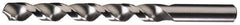 Cleveland - Letter T 118° High Speed Steel Jobber Drill - Bright Finish, Right Hand Cut, Spiral Flute, Straight Shank, 4-7/8" OAL, Standard Point - Eagle Tool & Supply