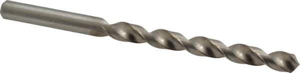 Cleveland - 9/32" 118° High Speed Steel Jobber Drill - Bright Finish, Right Hand Cut, Spiral Flute, Straight Shank, 4-1/4" OAL, Standard Point - Eagle Tool & Supply