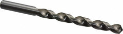 Cleveland - 3/8" 118° High Speed Steel Jobber Drill - Bright Finish, Right Hand Cut, Spiral Flute, Straight Shank, 5" OAL, Standard Point - Eagle Tool & Supply