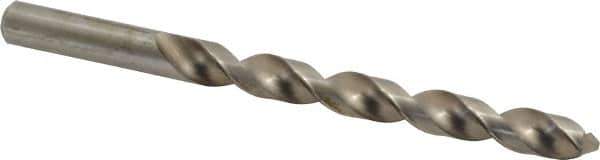 Cleveland - 25/64" 118° High Speed Steel Jobber Drill - Bright Finish, Right Hand Cut, Spiral Flute, Straight Shank, 5-1/8" OAL, Standard Point - Eagle Tool & Supply