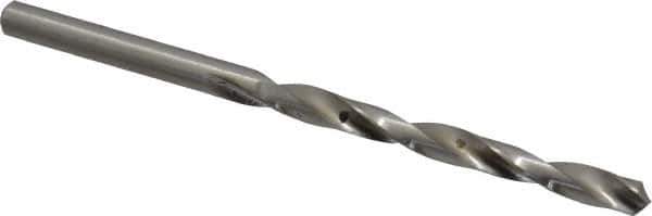 Cleveland - #9 118° High Speed Steel Jobber Drill - Bright Finish, Right Hand Cut, Spiral Flute, Straight Shank, 3-5/8" OAL, Standard Point - Eagle Tool & Supply