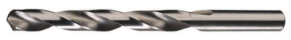 Cleveland - #26 118° High Speed Steel Jobber Drill - Bright Finish, Right Hand Cut, Spiral Flute, Straight Shank, 3" OAL, Standard Point - Eagle Tool & Supply