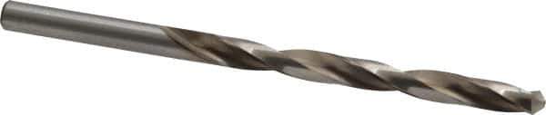 Cleveland - 7/32" 118° High Speed Steel Jobber Drill - Bright Finish, Right Hand Cut, Spiral Flute, Straight Shank, 3-3/4" OAL, Standard Point - Eagle Tool & Supply