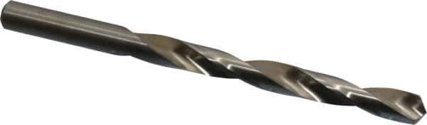 Cleveland - 21/64" 118° High Speed Steel Jobber Drill - Bright Finish, Right Hand Cut, Spiral Flute, Straight Shank, 4-5/8" OAL, Standard Point - Eagle Tool & Supply