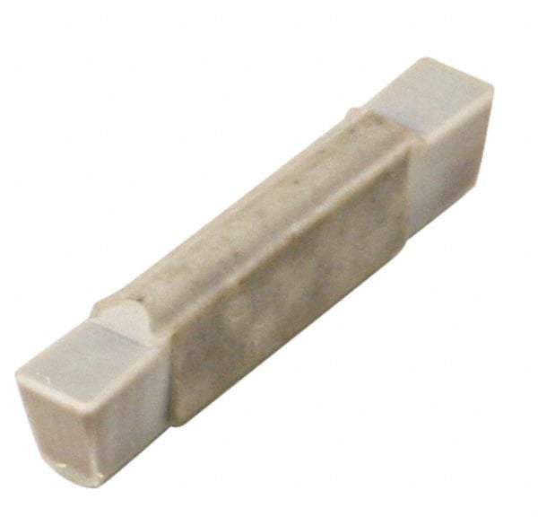 Kennametal - 03G Grade KY3500, 3.18mm Cutting Width Ceramic-SI Grooving Insert - 3.4mm Max Depth of Cut, Neutral, 0.4mm Corner Radius, Uncoated - Eagle Tool & Supply