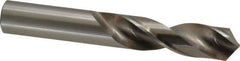 Cleveland - 11/16" 118° Spiral Flute High Speed Steel Screw Machine Drill Bit - Bright Finish, Right Hand Cut, 2-7/8" Flute Length, 4-5/8" OAL, Standard Point, Straight Shank - Eagle Tool & Supply
