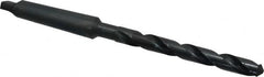 Cleveland - 1/2", 2MT 118° Point High Speed Steel Taper Shank Drill Bit - Eagle Tool & Supply