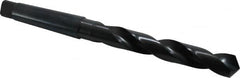 Cleveland - 1-1/8", 4MT 118° Point High Speed Steel Taper Shank Drill Bit - Eagle Tool & Supply