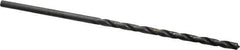 Cleveland - #17, 118° Point, Spiral Flute, High Speed Steel Taper Length Drill Bit - Oxide Finish, 3-3/8" Flute Length, 5-3/4" OAL, Series 2510 - Eagle Tool & Supply
