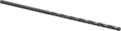 Cleveland - #19, 118° Point, Spiral Flute, High Speed Steel Taper Length Drill Bit - Oxide Finish, 3-3/8" Flute Length, 5-3/4" OAL, Series 2510 - Eagle Tool & Supply