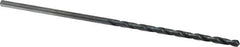 Cleveland - #25, 118° Point, Spiral Flute, High Speed Steel Taper Length Drill Bit - Oxide Finish, 3" Flute Length, 5-3/8" OAL, Series 2510 - Eagle Tool & Supply