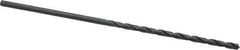 Cleveland - #29, 118° Point, Spiral Flute, High Speed Steel Taper Length Drill Bit - Oxide Finish, 3" Flute Length, 5-3/8" OAL, Series 2510 - Eagle Tool & Supply