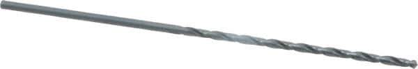 Cleveland - #36, 118° Point, Spiral Flute, High Speed Steel Taper Length Drill Bit - Oxide Finish, 2-1/2" Flute Length, 4-5/8" OAL, Series 2510 - Eagle Tool & Supply